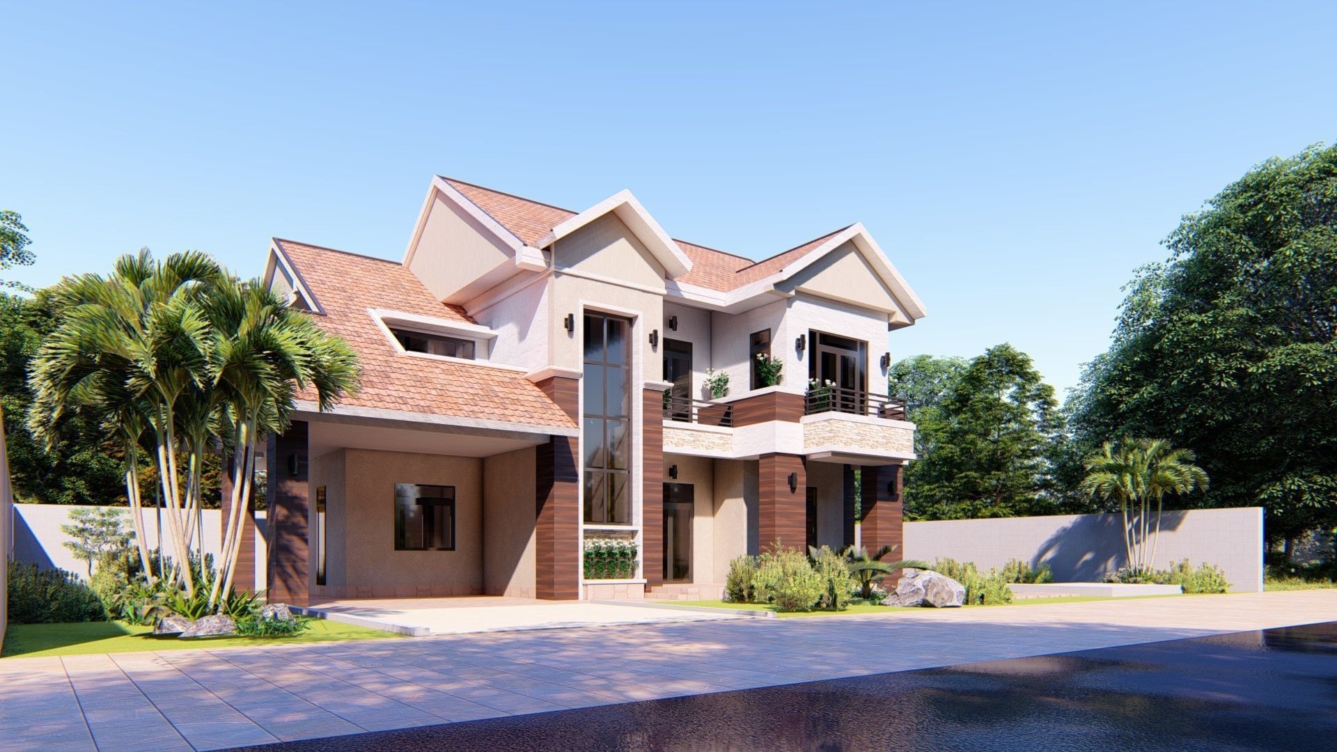 House D5 - Sketchup dwg Lumion 3D model_6