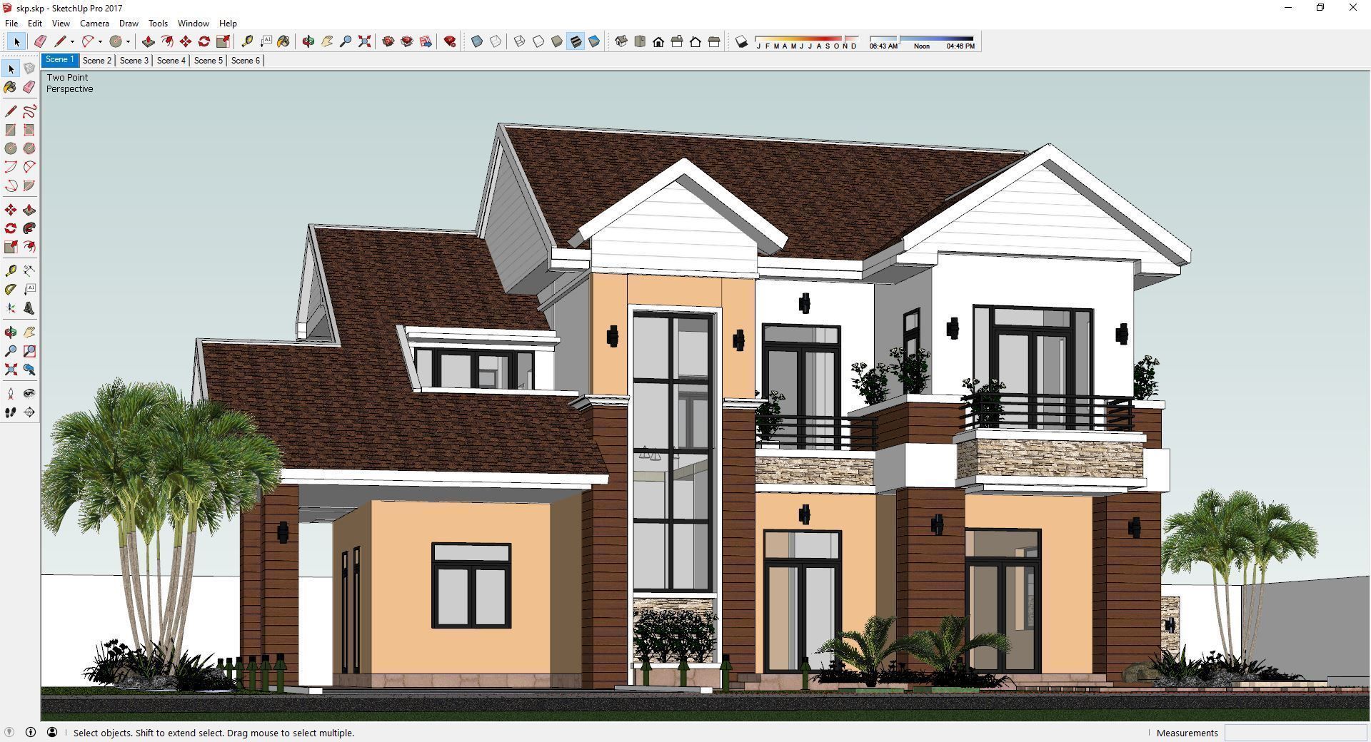 House D5 - Sketchup dwg Lumion 3D model_3