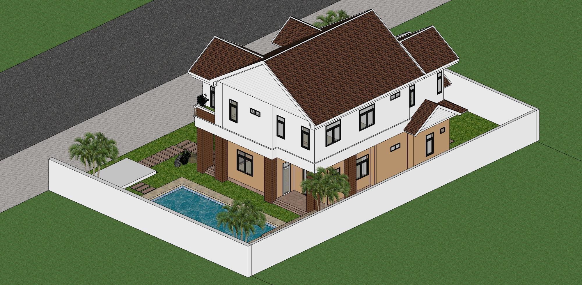 House D5 - Sketchup dwg Lumion 3D model_15
