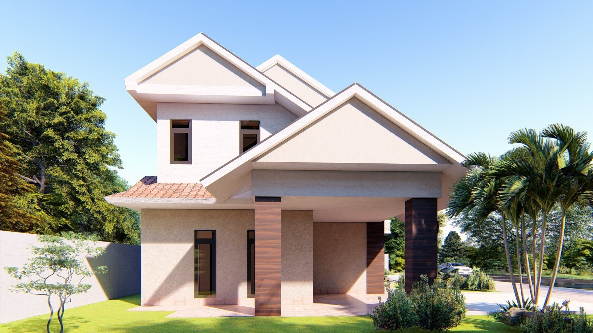 House D5 - Sketchup dwg Lumion 3D model_9