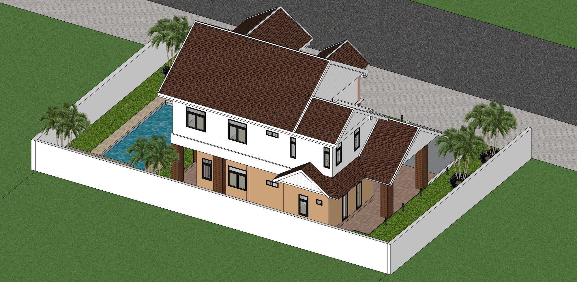 House D5 - Sketchup dwg Lumion 3D model_14