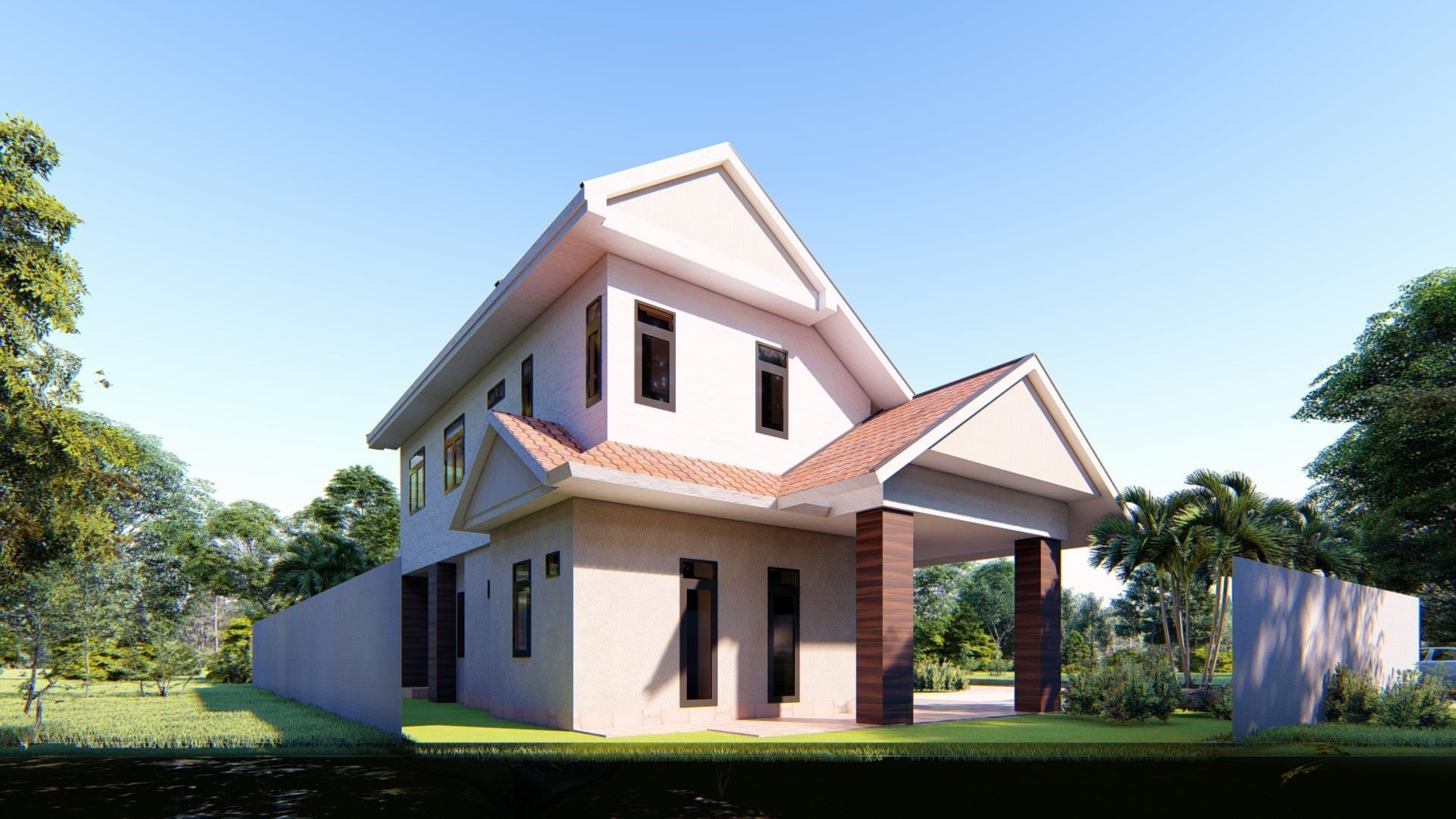 House D5 - Sketchup dwg Lumion 3D model_10