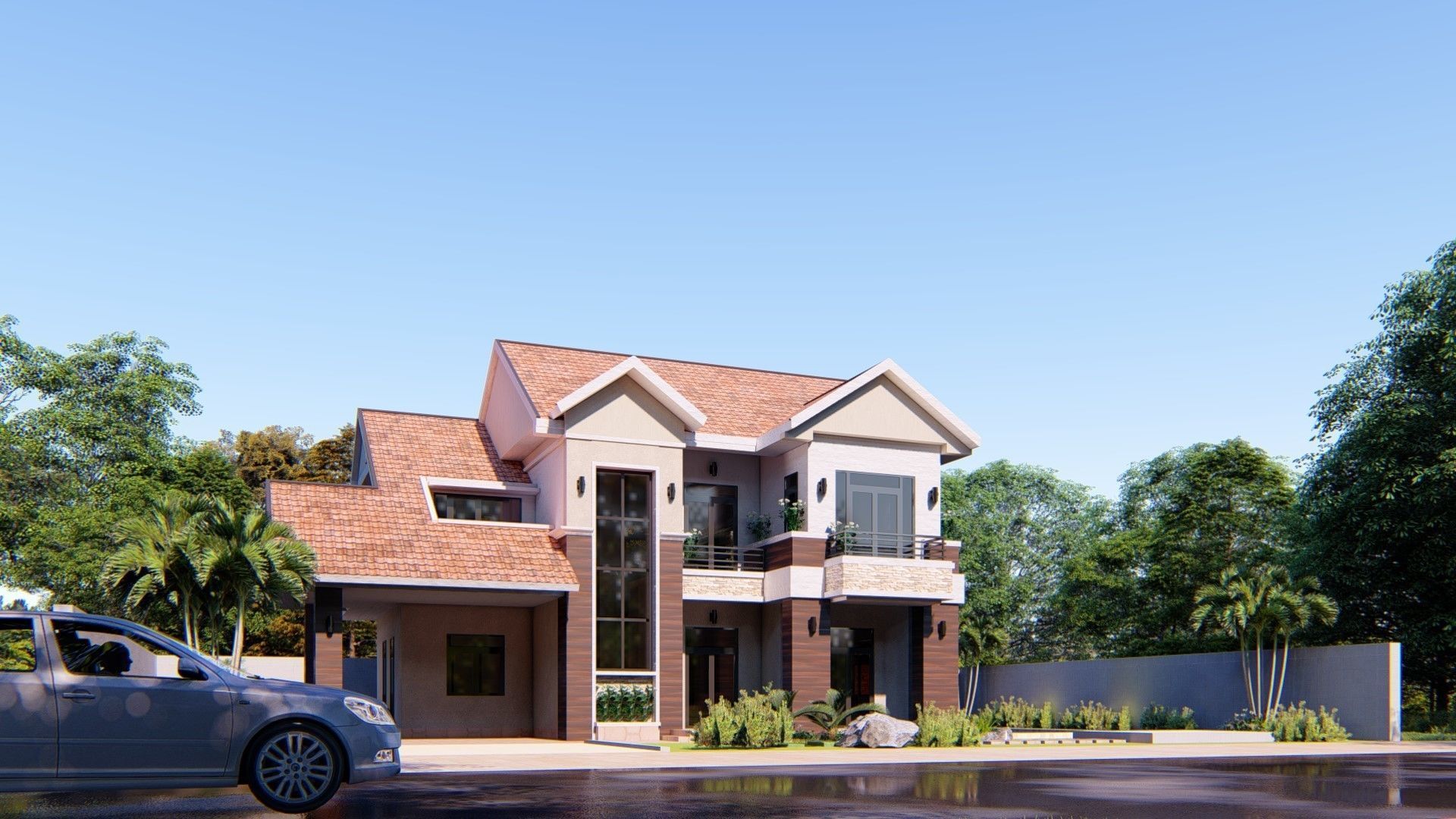 House D5 - Sketchup dwg Lumion 3D model_4