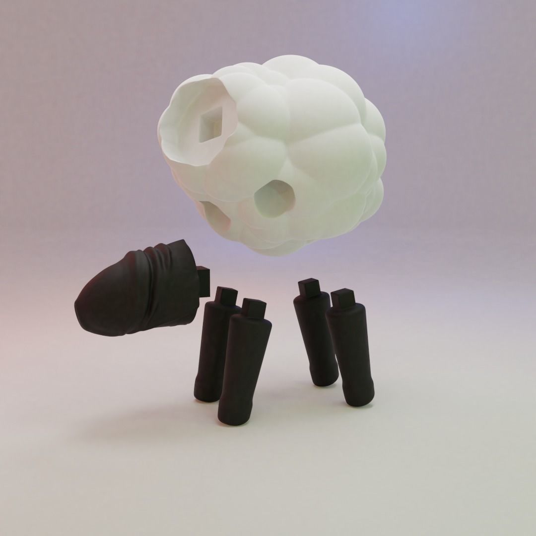 Ba Ba Black Sheep 3D print model_4