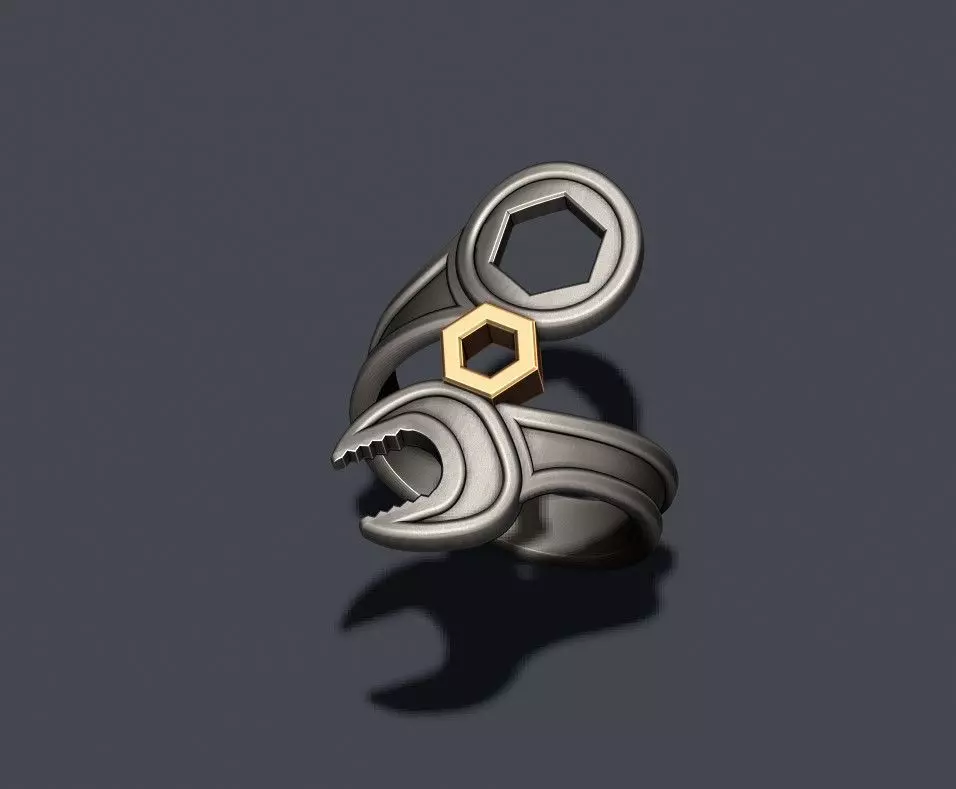 wrench ring 3D print model_0