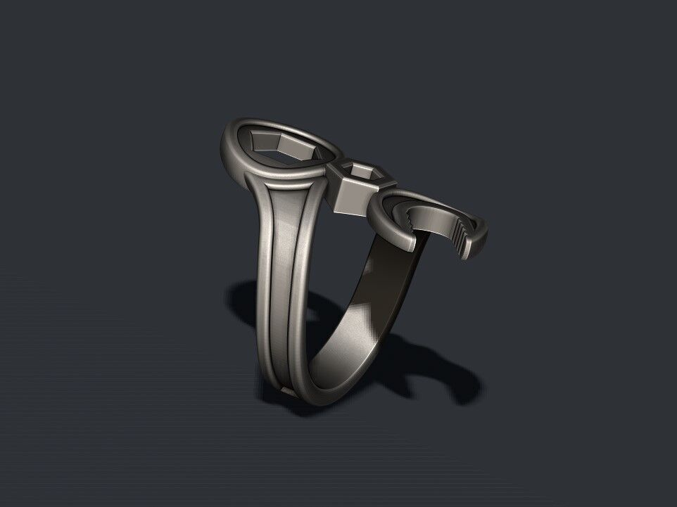 wrench ring 3D print model_6