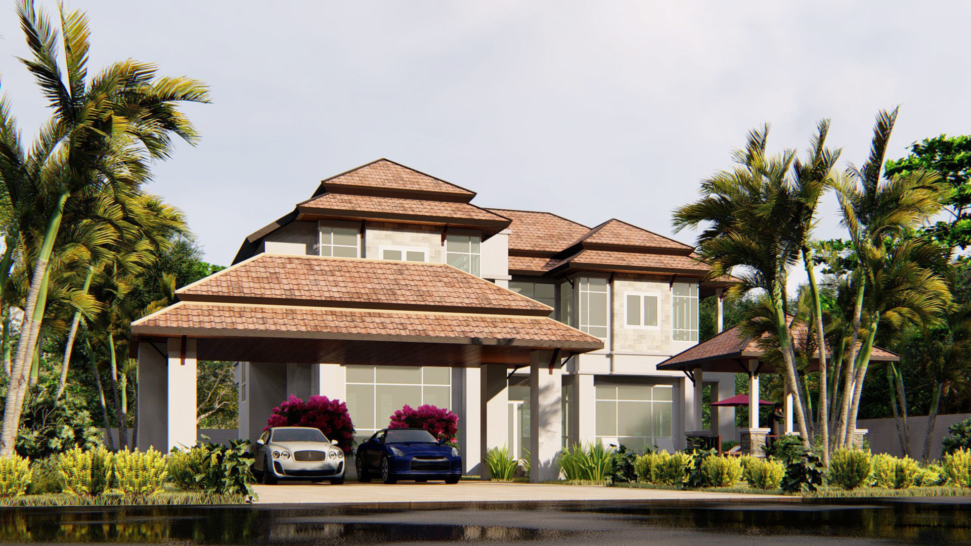 House D6 - Sketchup Lumion 3D model_2