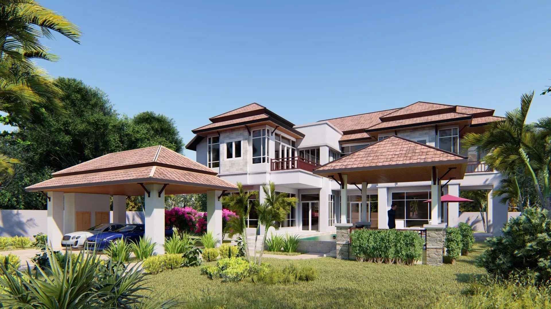 House D6 - Sketchup Lumion 3D model_0