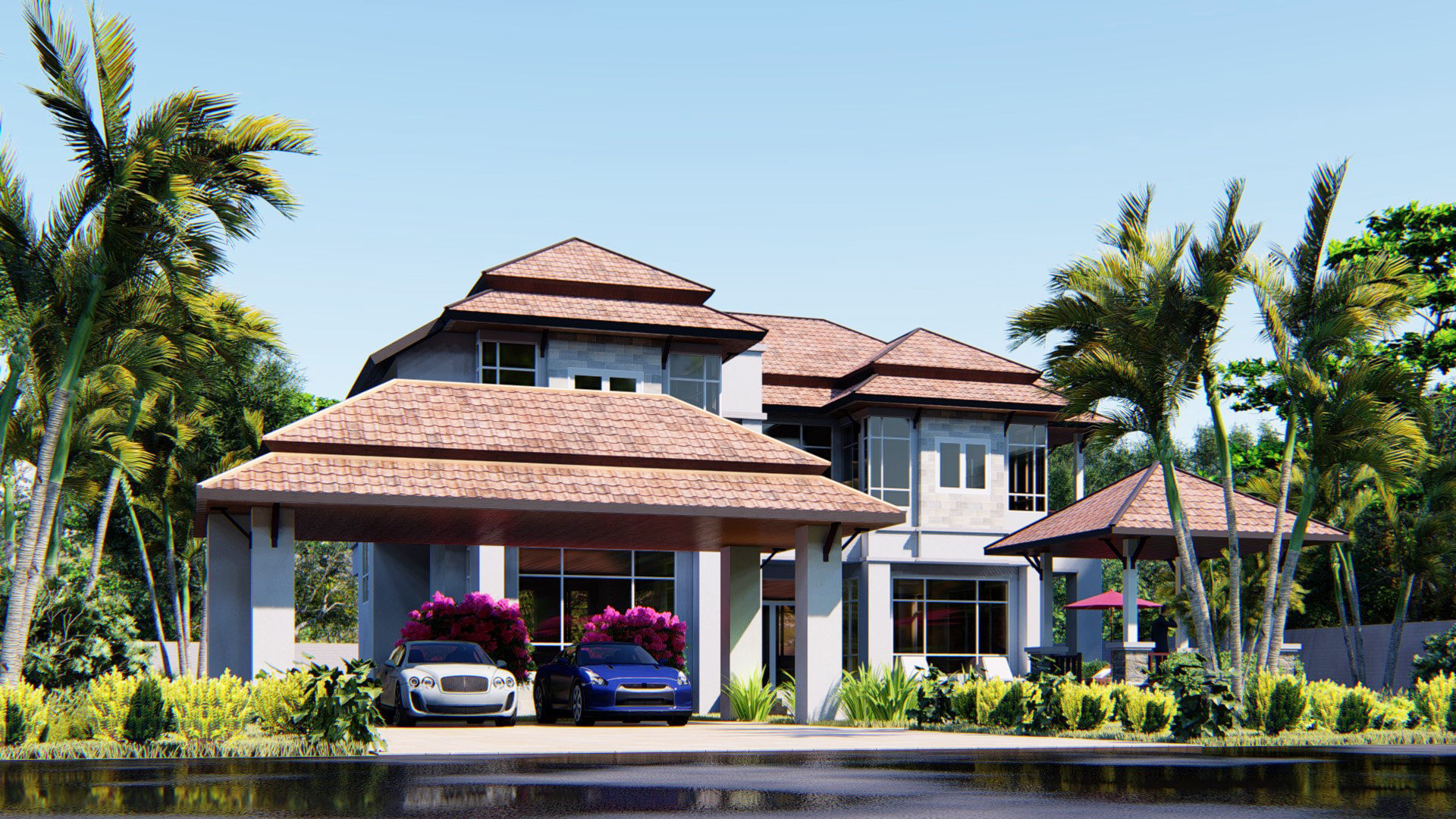 House D6 - Sketchup Lumion 3D model_3