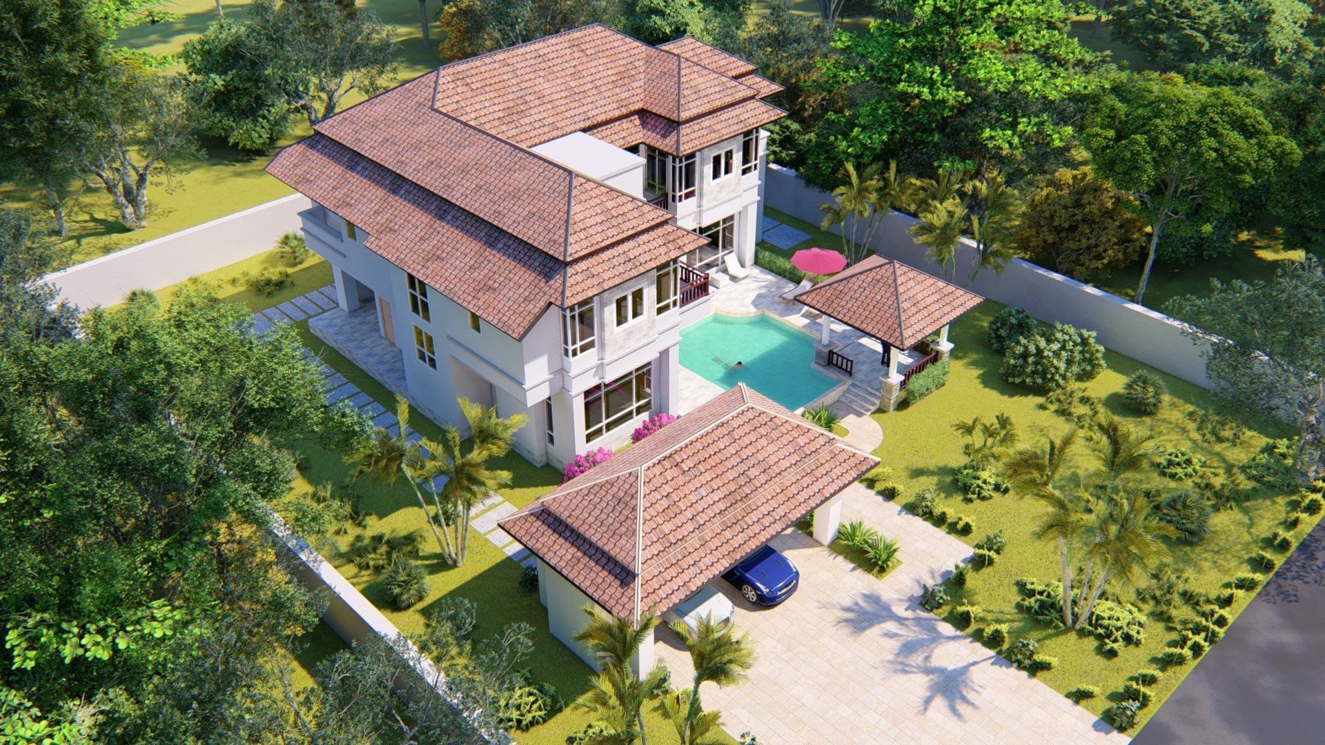 House D6 - Sketchup Lumion 3D model_1