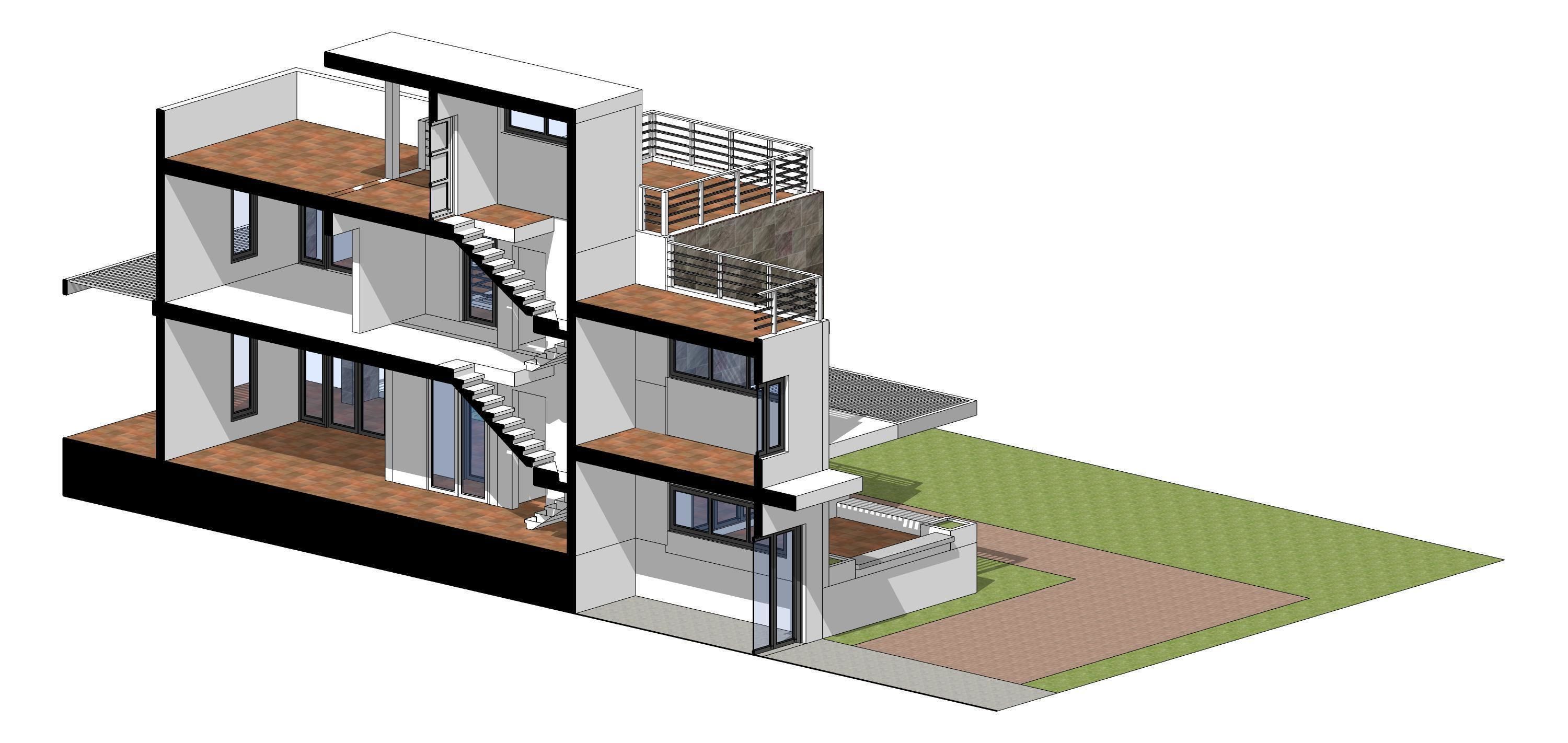 House D7 - Sketchup dwg Lumion 3D model_31