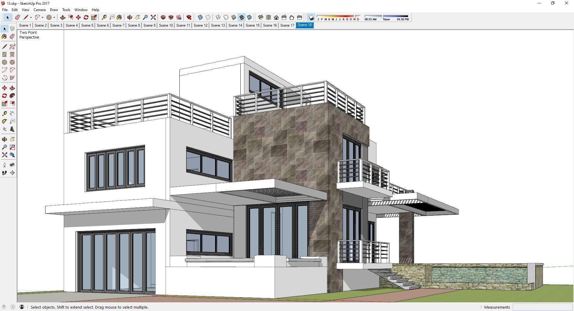 House D7 - Sketchup dwg Lumion 3D model_3