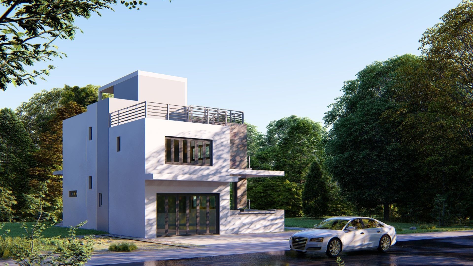 House D7 - Sketchup dwg Lumion 3D model_6