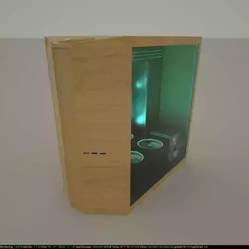 pc gaming Low-poly 3D model