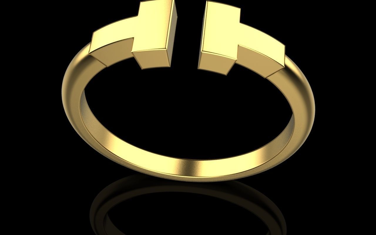 Tiffany ring 3D print model_89
