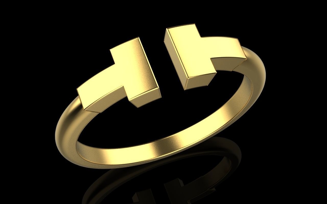 Tiffany ring 3D print model_44