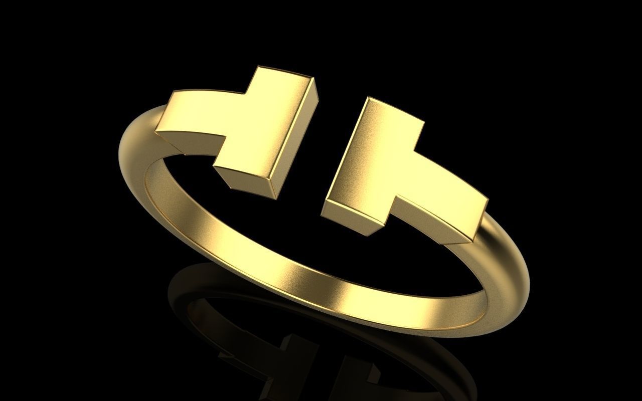Tiffany ring 3D print model_24