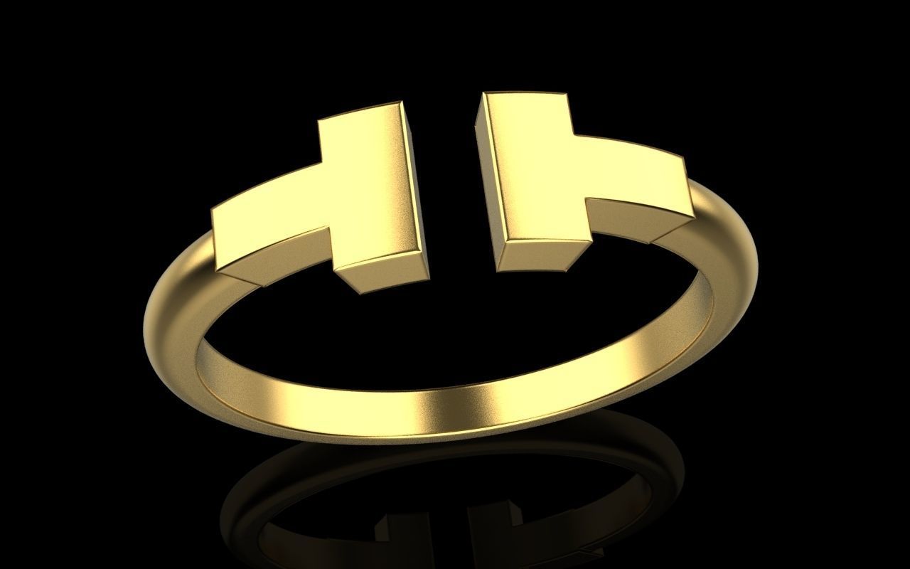 Tiffany ring 3D print model_38