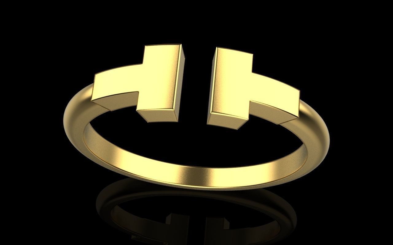 Tiffany ring 3D print model_32