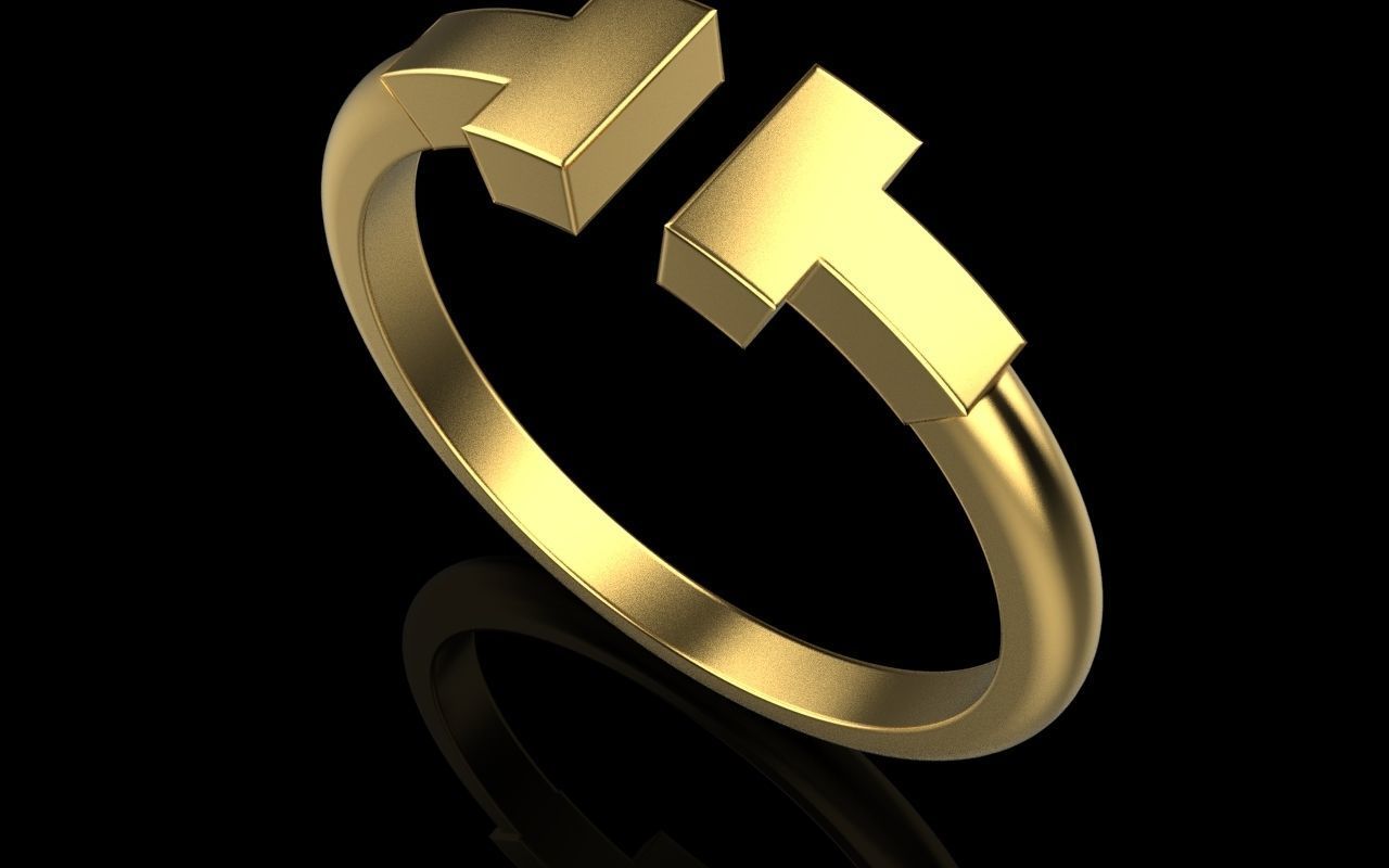 Tiffany ring 3D print model_78