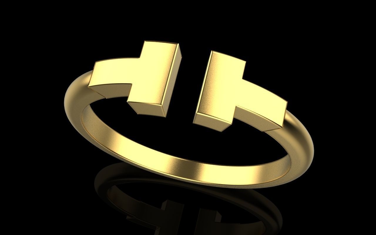 Tiffany ring 3D print model_28