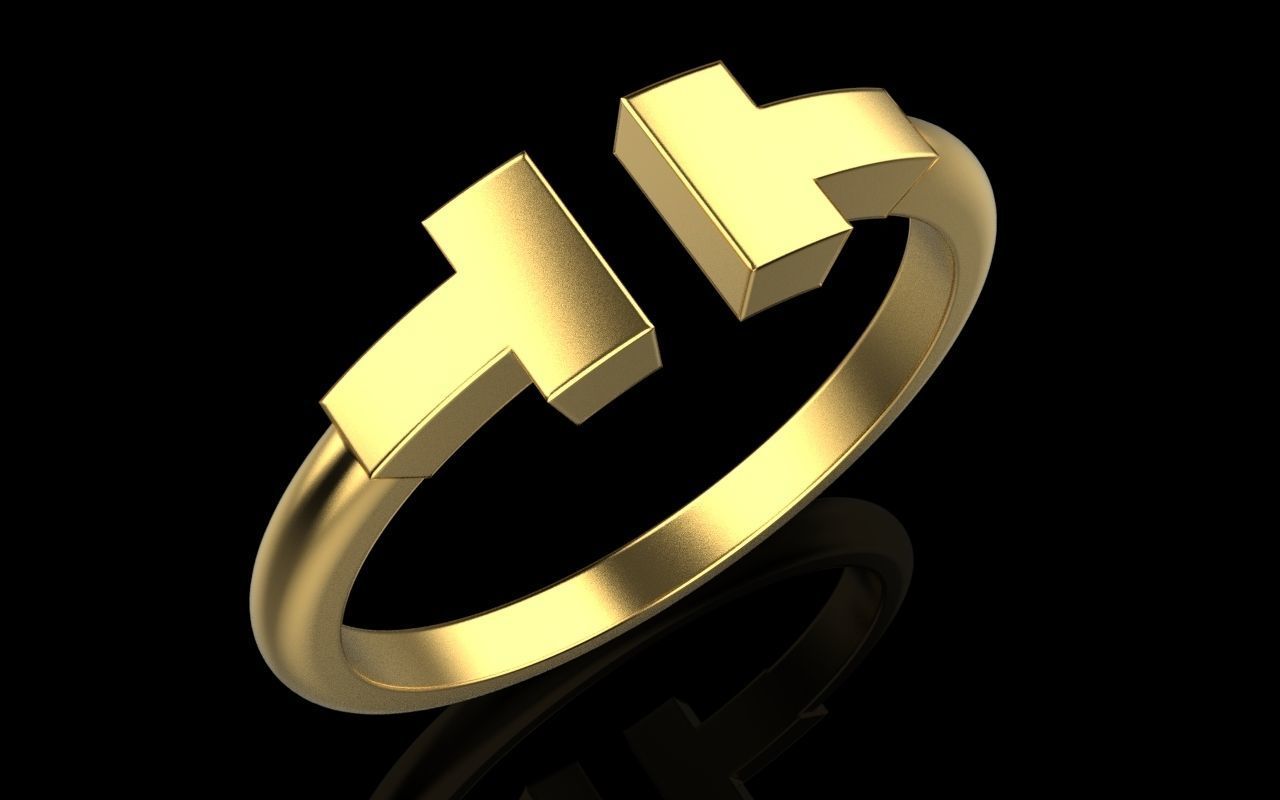 Tiffany ring 3D print model_50