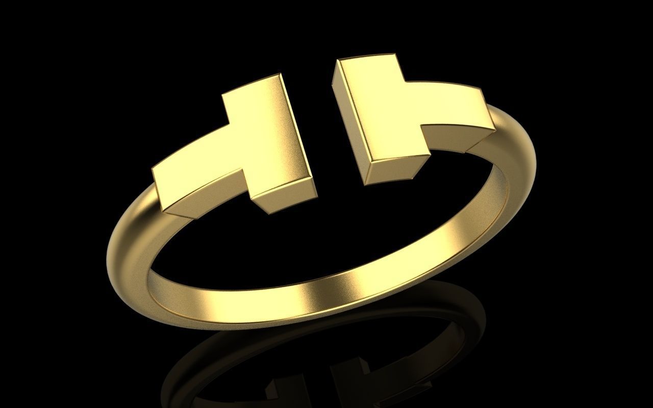 Tiffany ring 3D print model_42