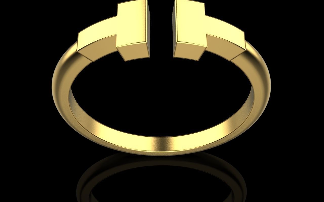 Tiffany ring 3D print model_91