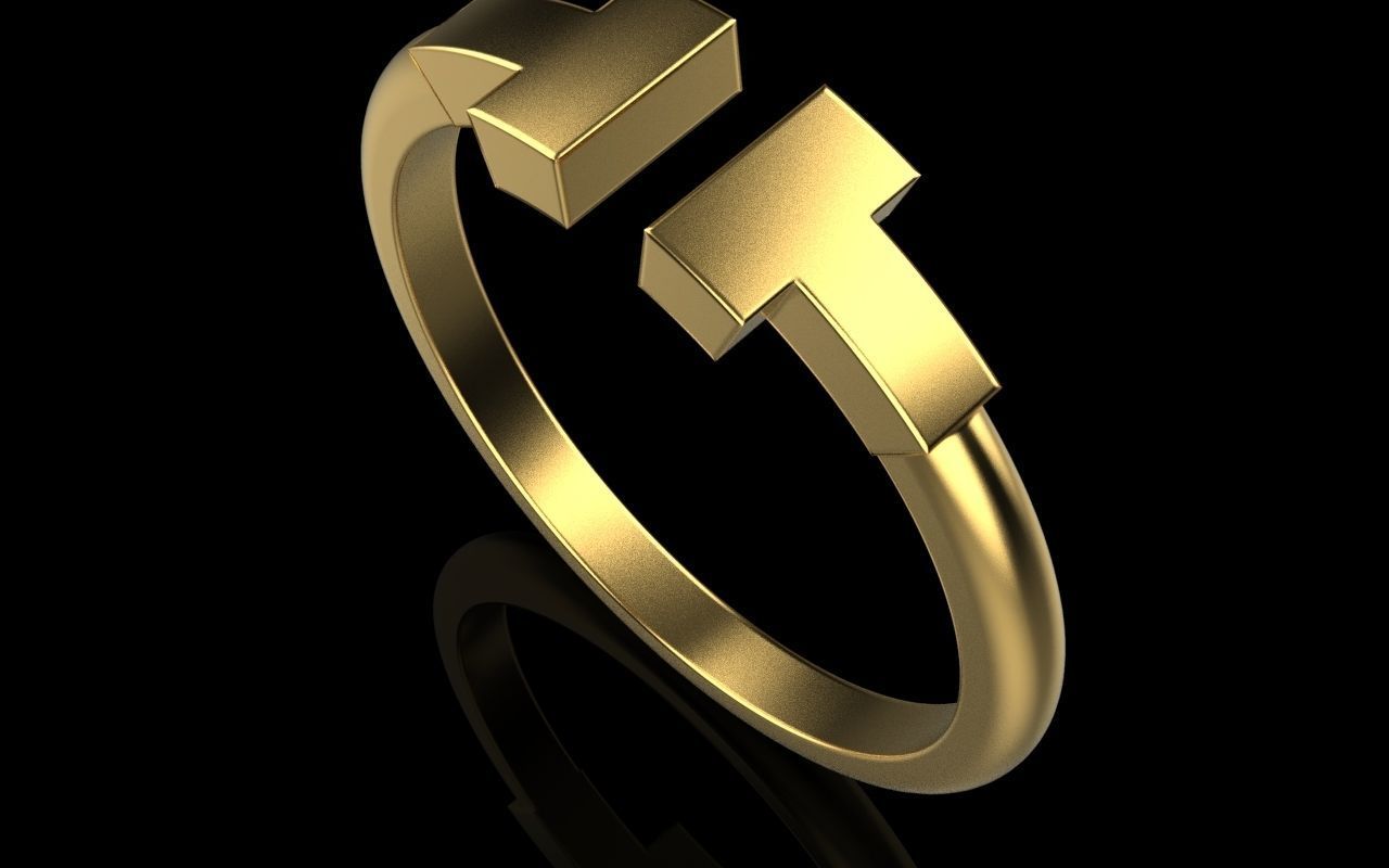 Tiffany ring 3D print model_75