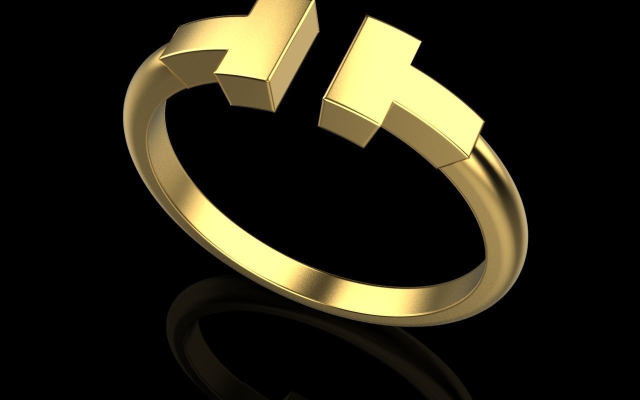 Tiffany ring 3D print model_83