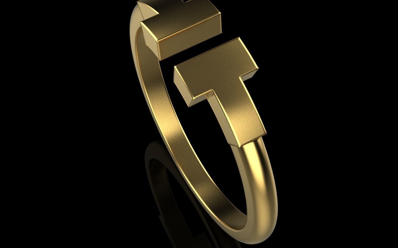 Tiffany ring 3D print model_69