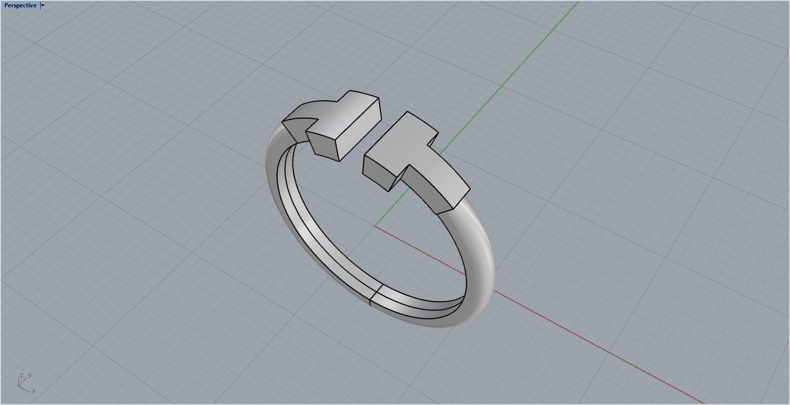 Tiffany ring 3D print model_4