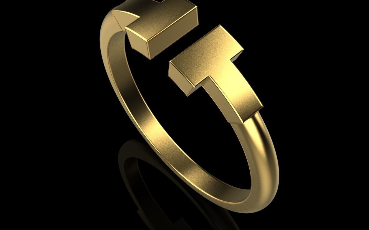 Tiffany ring 3D print model_74