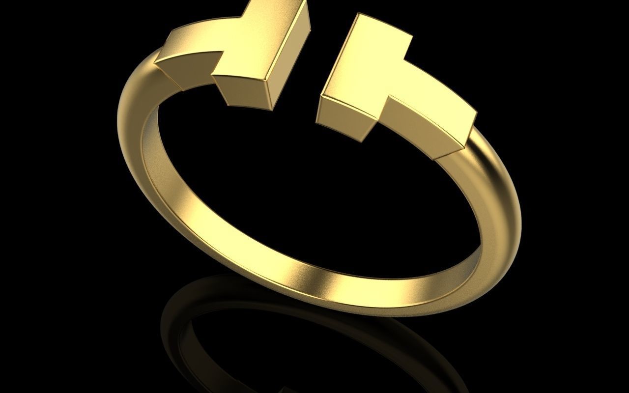 Tiffany ring 3D print model_84