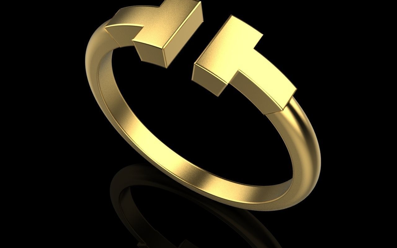 Tiffany ring 3D print model_80