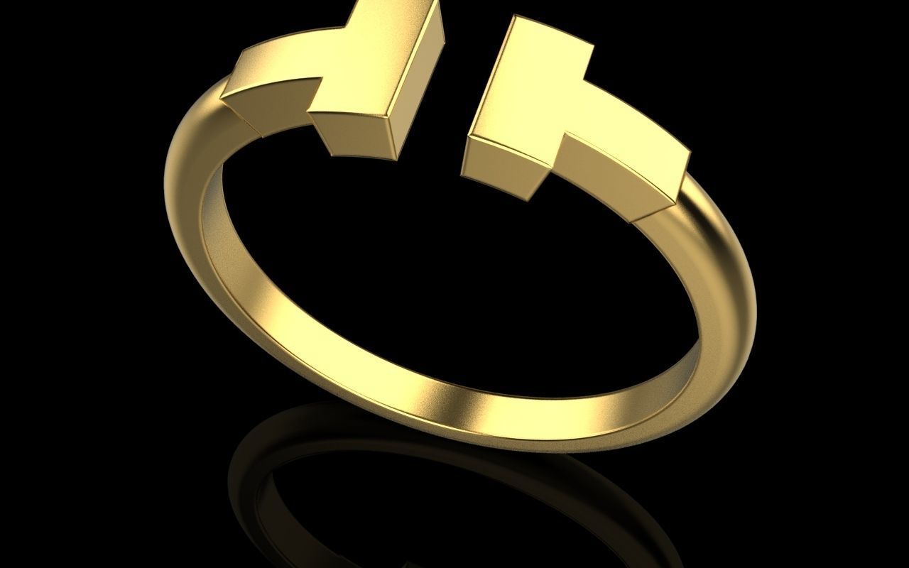 Tiffany ring 3D print model_85