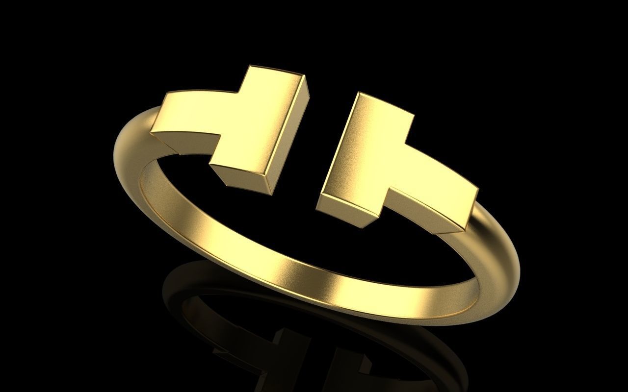 Tiffany ring 3D print model_25