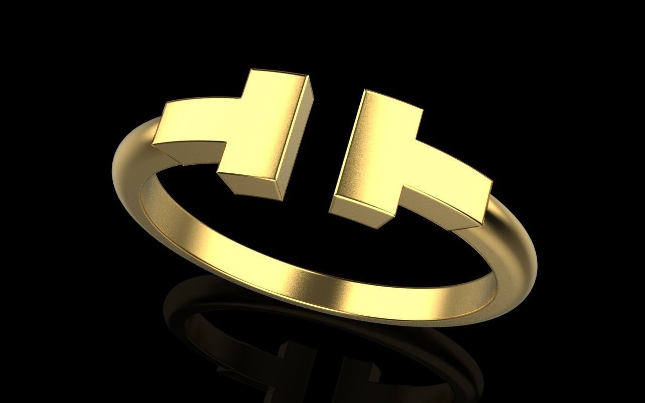 Tiffany ring 3D print model_27