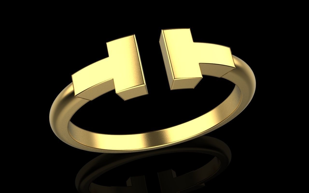 Tiffany ring 3D print model_40
