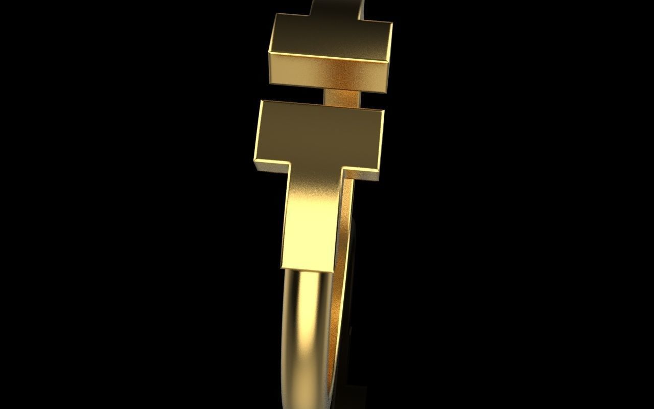 Tiffany ring 3D print model_55