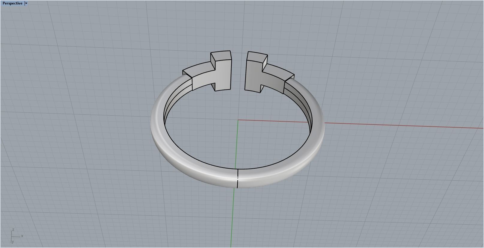 Tiffany ring 3D print model_6
