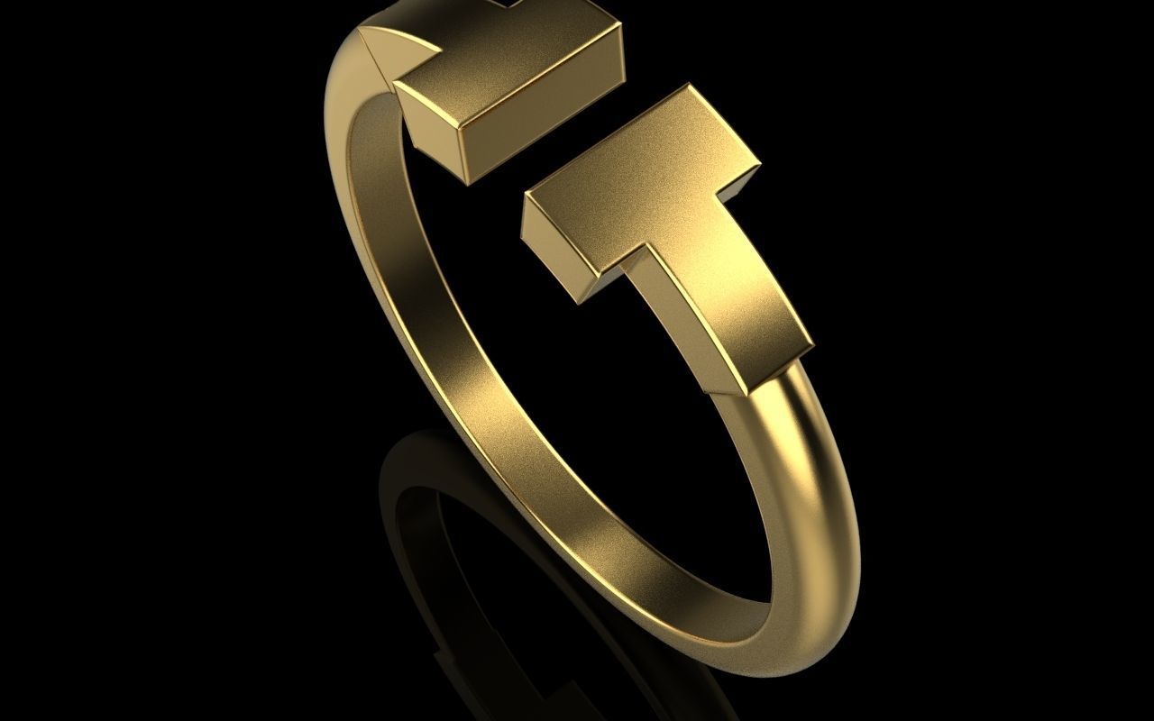 Tiffany ring 3D print model_73