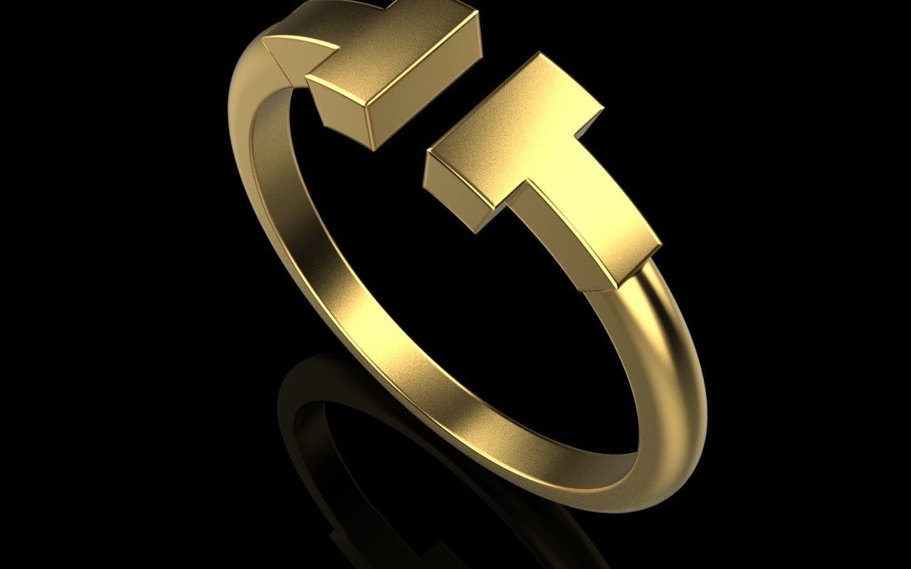 Tiffany ring 3D print model_76