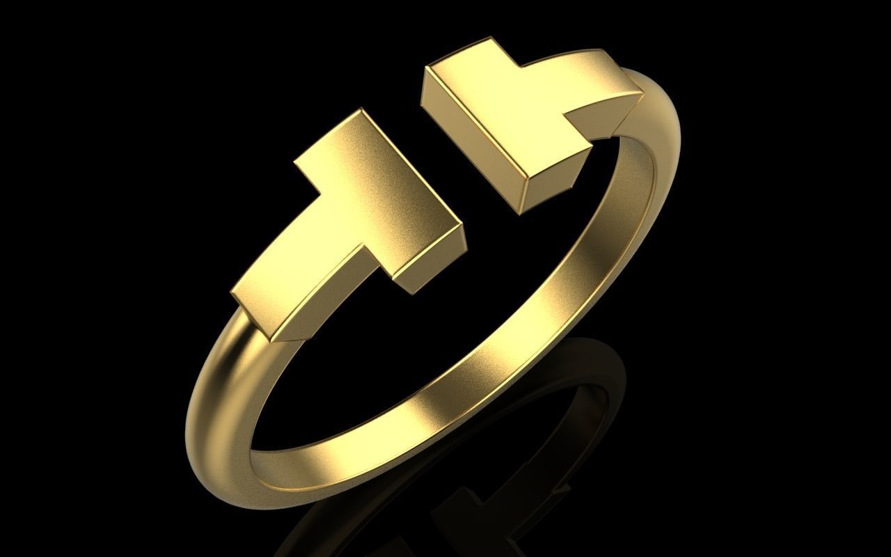 Tiffany ring 3D print model_52