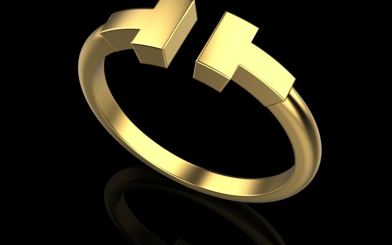 Tiffany ring 3D print model_82