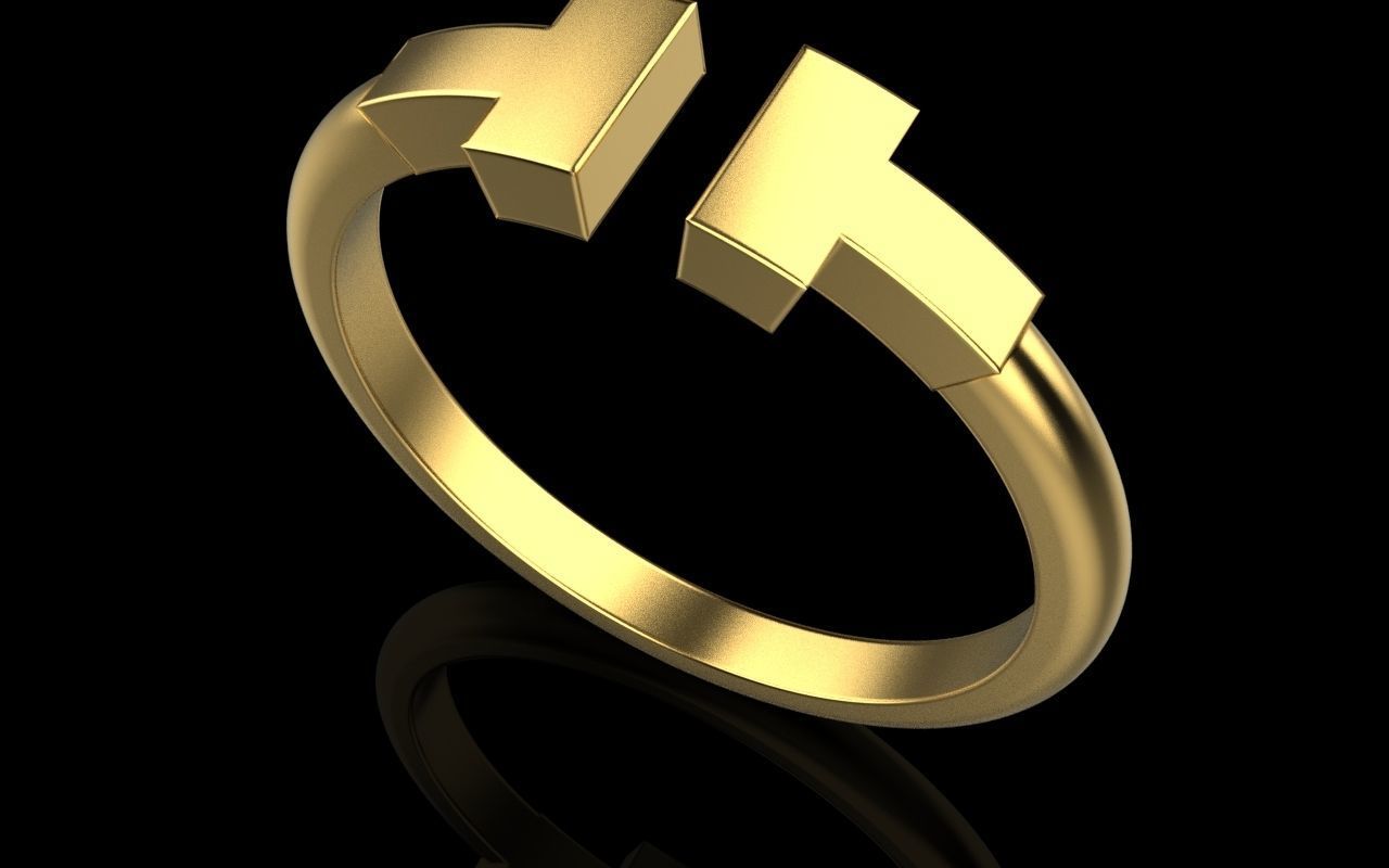 Tiffany ring 3D print model_81