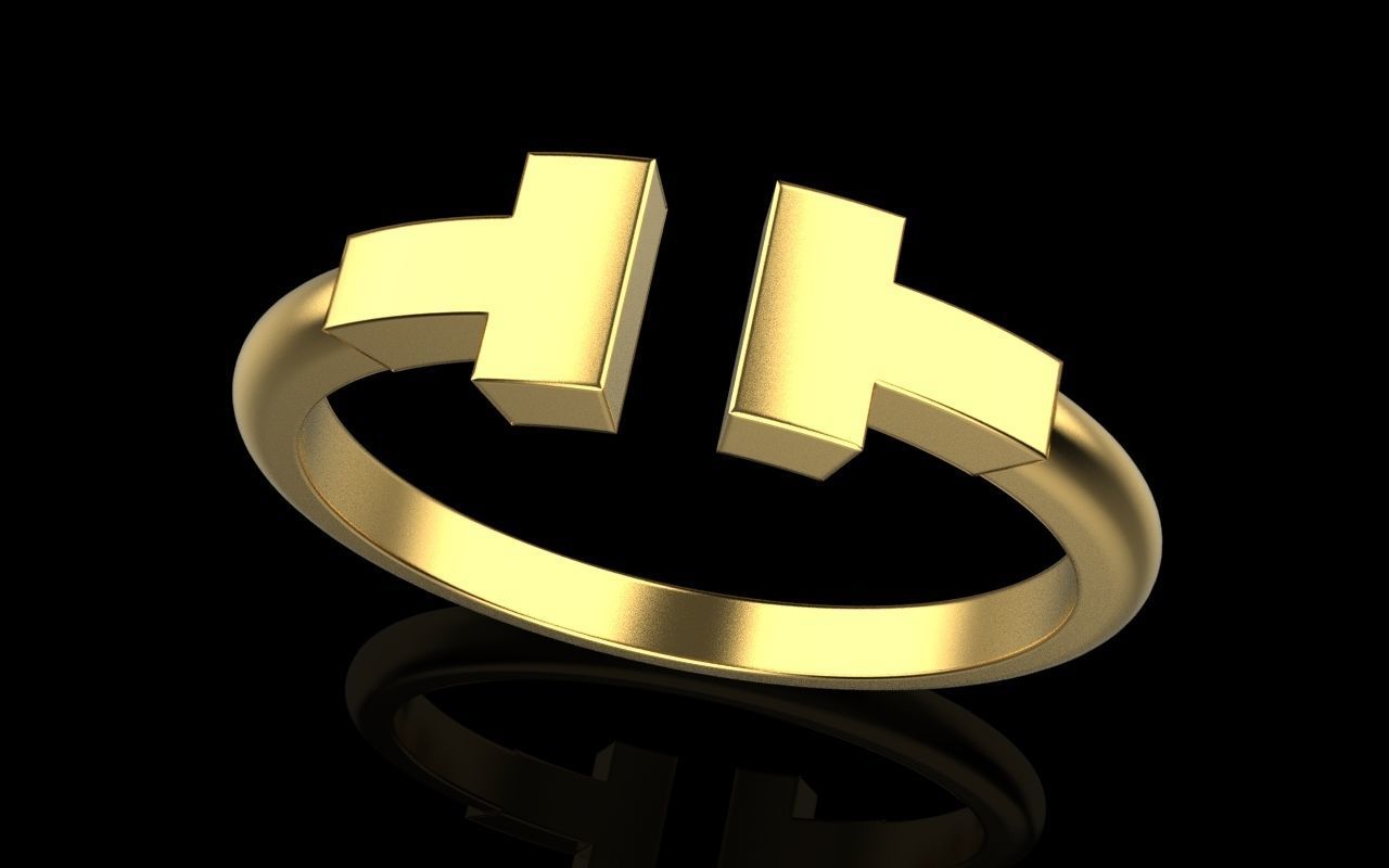 Tiffany ring 3D print model_29