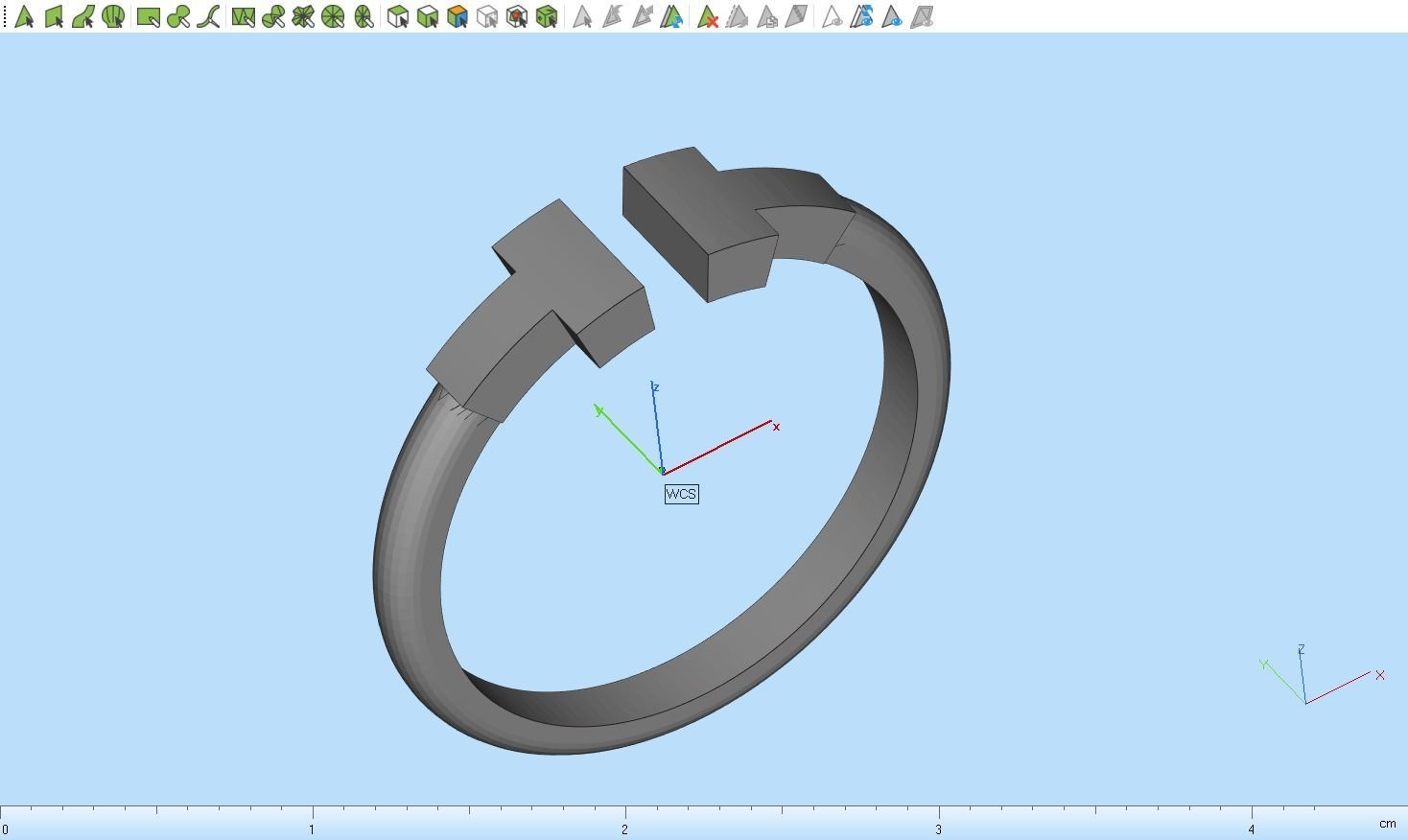 Tiffany ring 3D print model_12