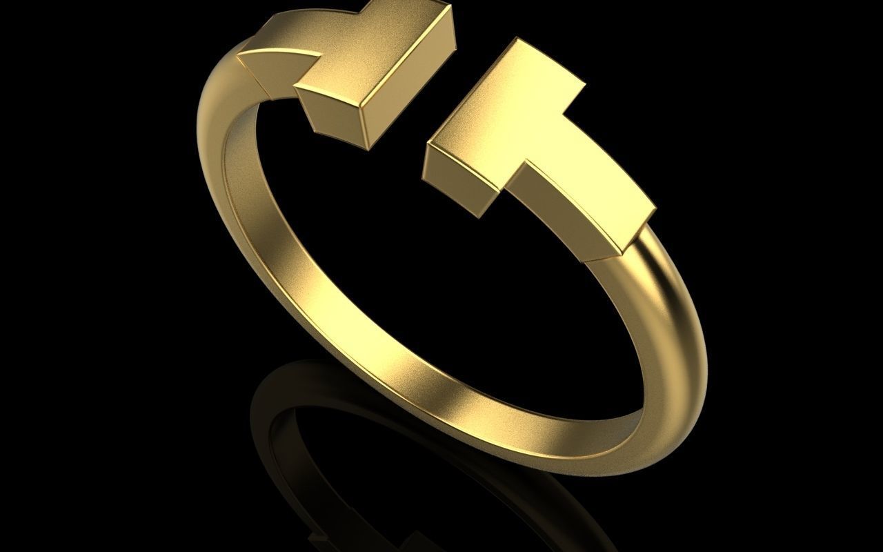 Tiffany ring 3D print model_79