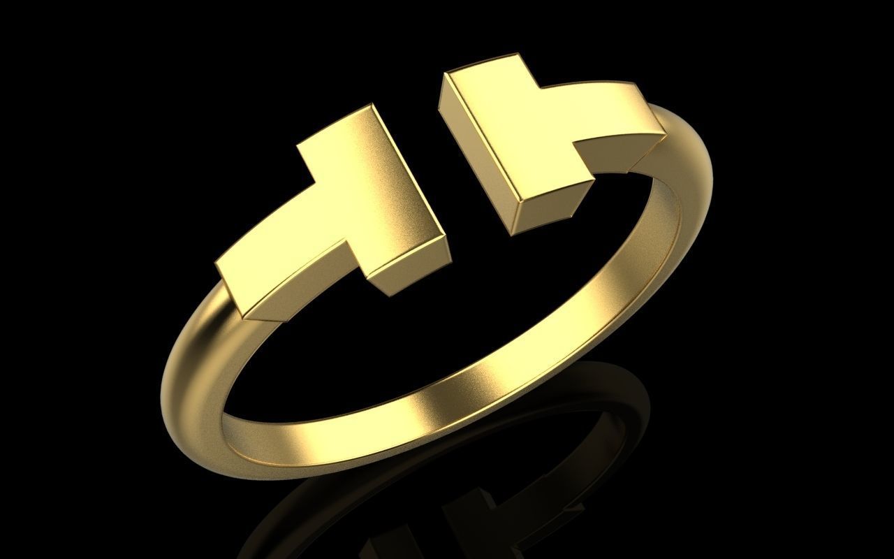 Tiffany ring 3D print model_47